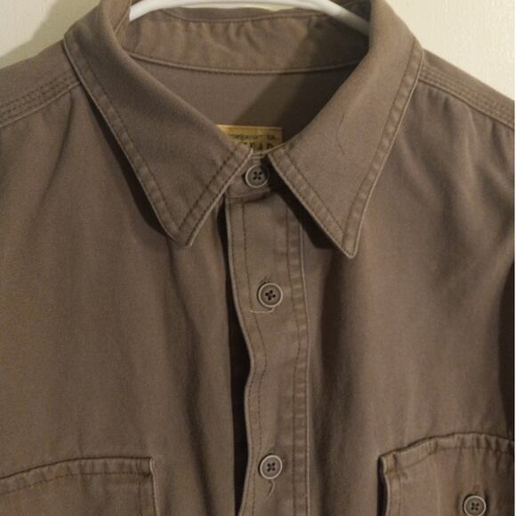 Red Head Mens M Brown Canvas Outdoor Workwear Shirt Jacket Utility Pockets - Picture 7 of 8